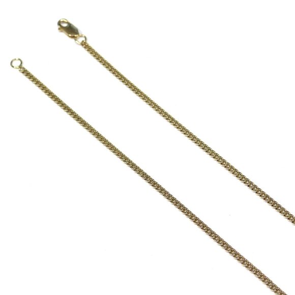Classic Everyday 10K Gold Chain, Solid Gold Long Necklace, Unisex Everyday Chain - Picture 4 of 6